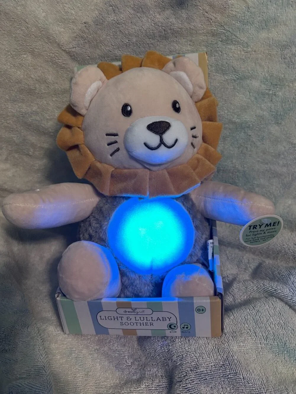 DreamGro Light & Lullaby Soother LuLu Lion NWT